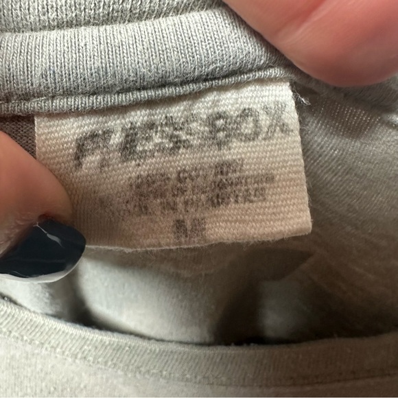 Pressbox ALABAMA Long Sleeve Shirt with Red Logo Roll Tide 100% Cotton - Picture 5 of 7